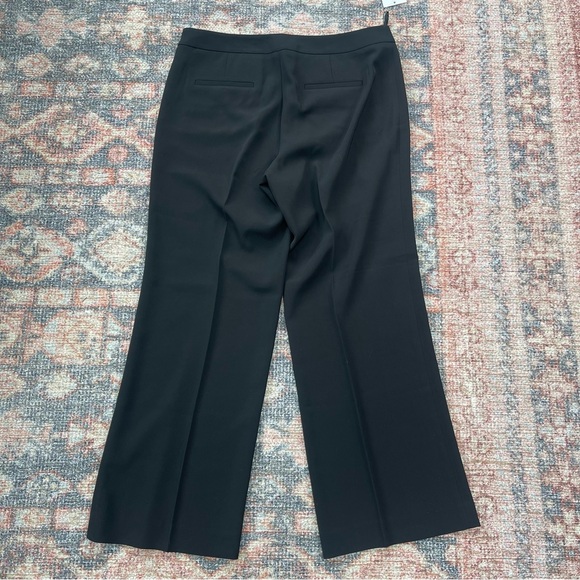Calvin Klein jet black wide leg cropped pants - Picture 3 of 8